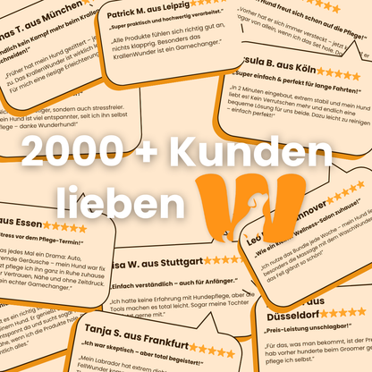 GlideBrush | Sanfte Hundefell Bürste